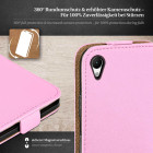 moex Flip Case Sony Xperia Z1 Klapphülle Leder Optik – Weiteres Produktbild 3