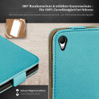 moex Flip Case Sony Xperia Z2 Klapphülle Leder Optik – Weiteres Produktbild 3