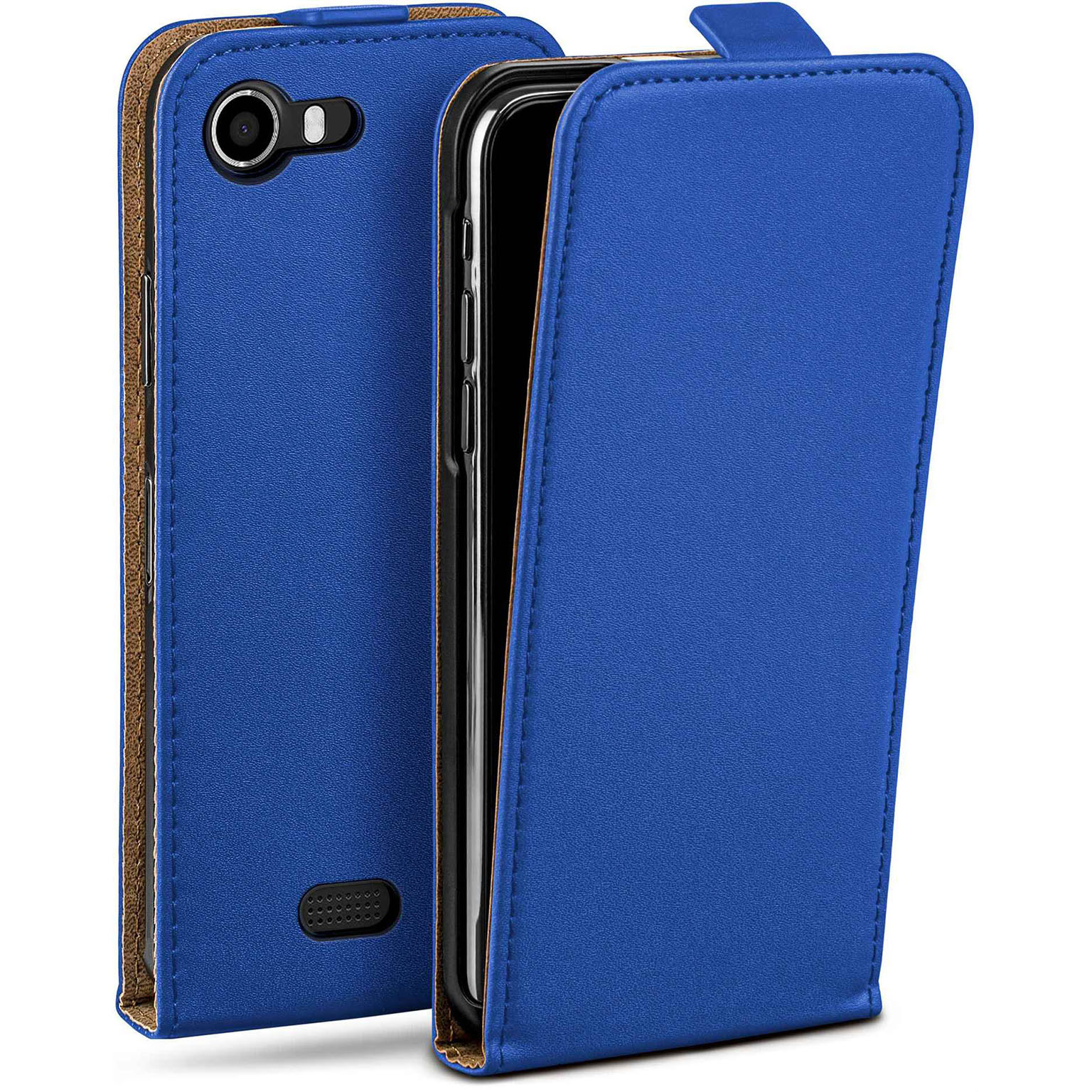 moex Flip Case Wiko Lenny Klapphülle Leder Optik – Weiteres Produktbild 1 moex Flip Case Wiko Lenny Klapphülle Leder Optik – Weiteres Produktbild 1