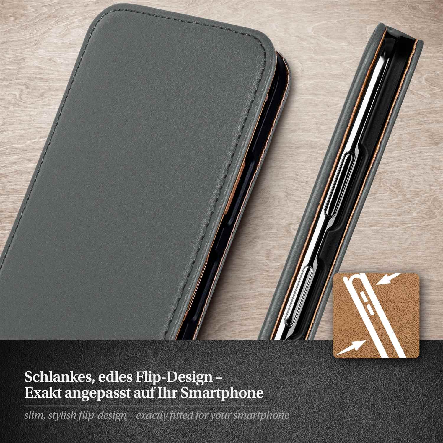 moex Flip Case Wiko Lenny Klapphülle Leder Optik – Weiteres Produktbild 1