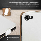 moex Flip Case Wiko Lenny Klapphülle Leder Optik – Weiteres Produktbild 3