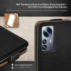 moex Flip Case Xiaomi 12 Pro Klapphülle Leder Optik – Weiteres Produktbild 3