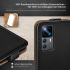 moex Flip Case Xiaomi 12T Klapphülle Leder Optik – Weiteres Produktbild 3