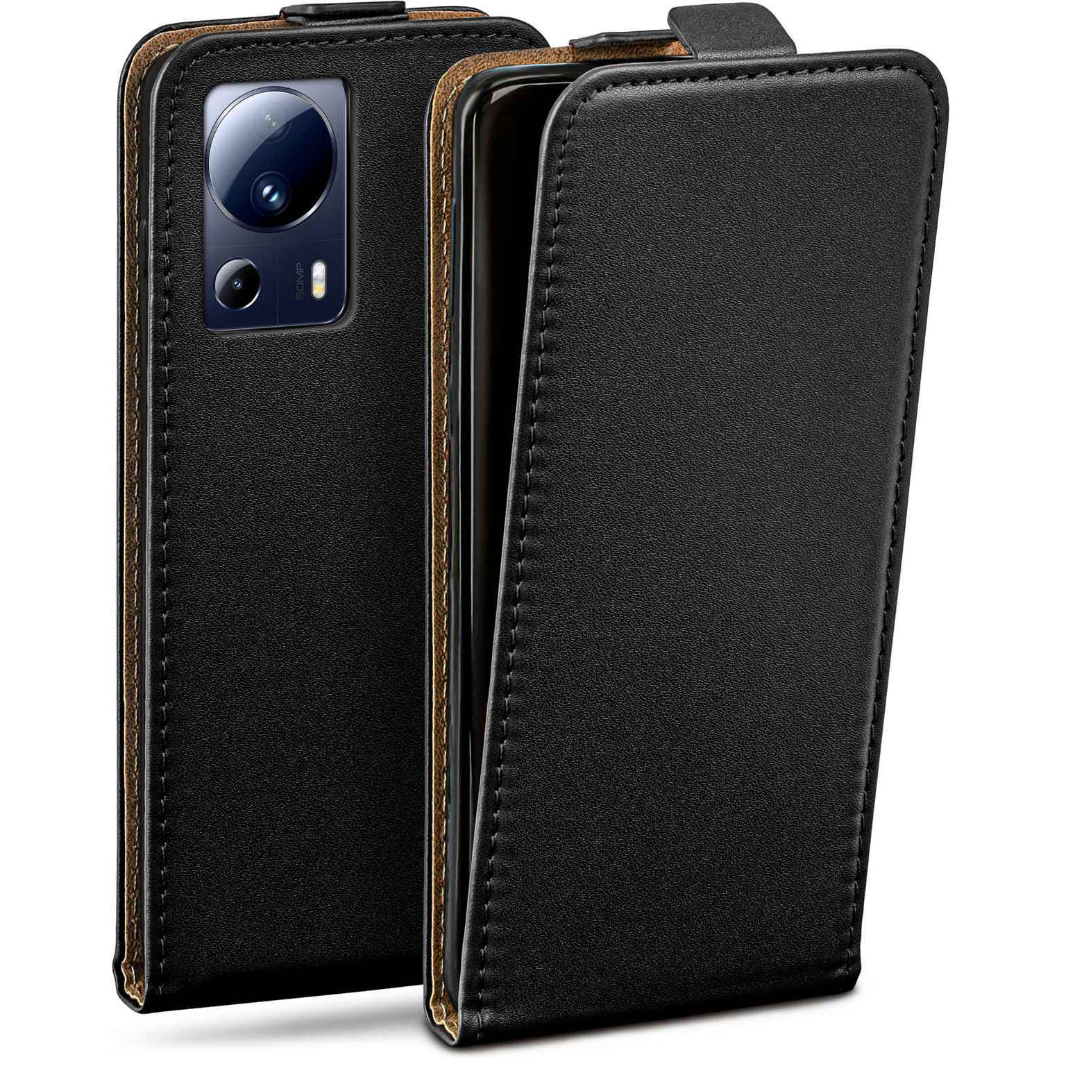 moex Flip Case Xiaomi 13 Lite Klapphülle Leder Optik – Weiteres Produktbild 1 moex Flip Case Xiaomi 13 Lite Klapphülle Leder Optik – Weiteres Produktbild 1