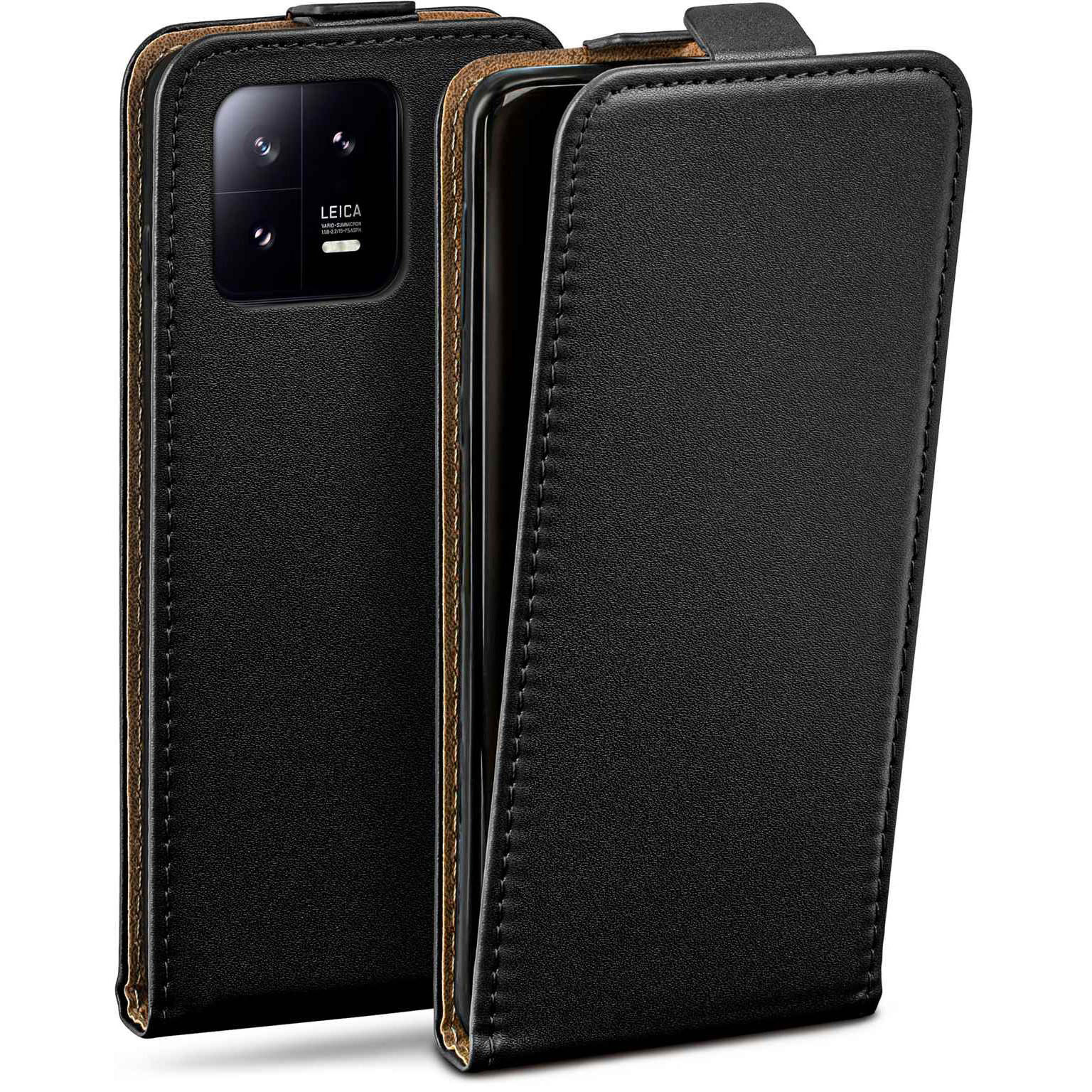 moex Flip Case Xiaomi 13 Klapphülle Leder Optik – Weiteres Produktbild 1 moex Flip Case Xiaomi 13 Klapphülle Leder Optik – Weiteres Produktbild 1