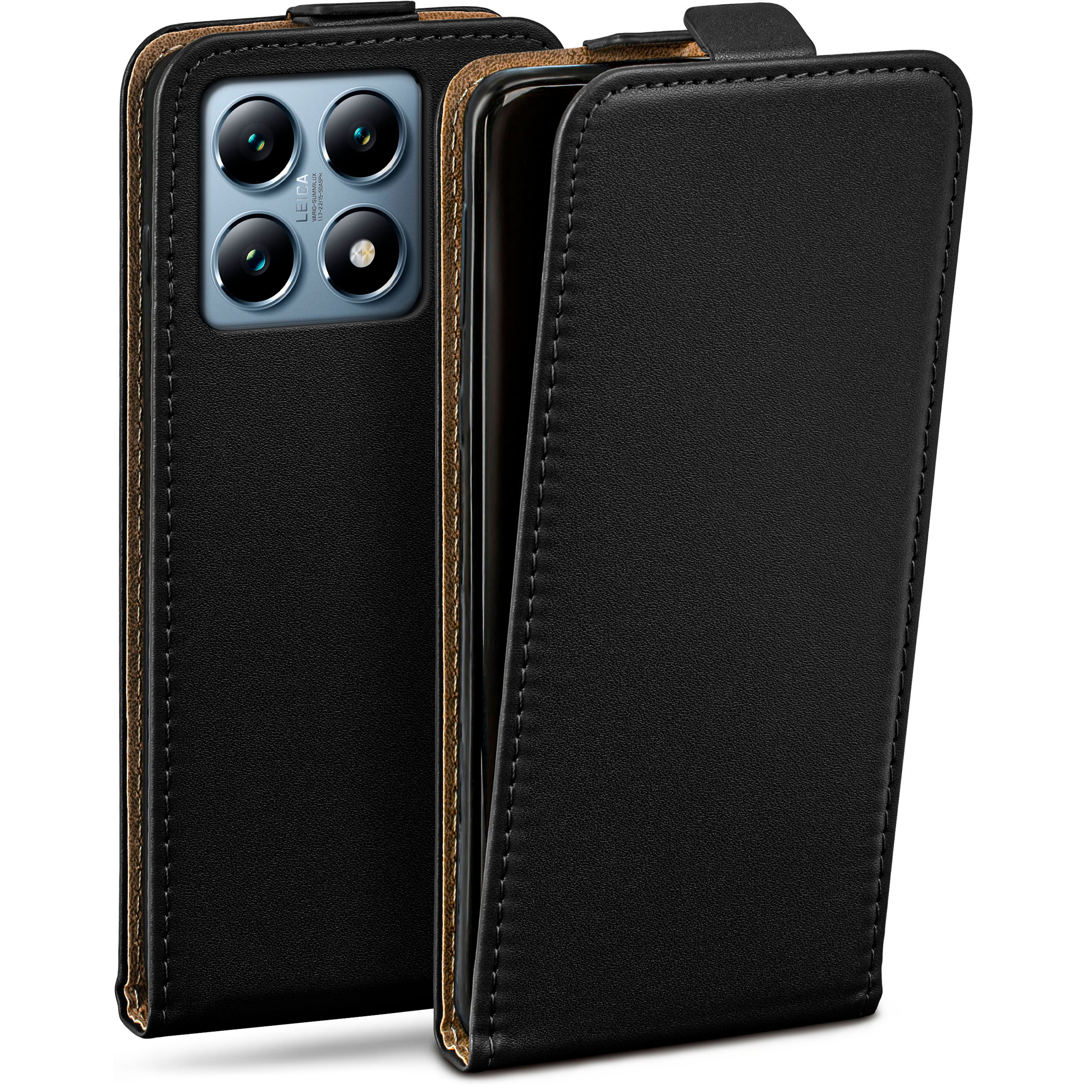 moex Flip Case Xiaomi 14T Klapphülle Leder Optik – undefined