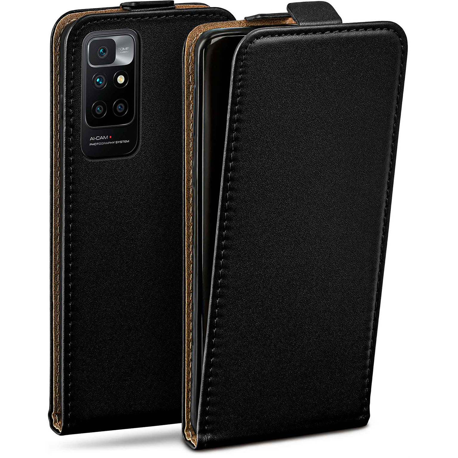 moex Flip Case Redmi 10 Klapphülle Leder Optik – Weiteres Produktbild 1 moex Flip Case Redmi 10 Klapphülle Leder Optik – Weiteres Produktbild 1