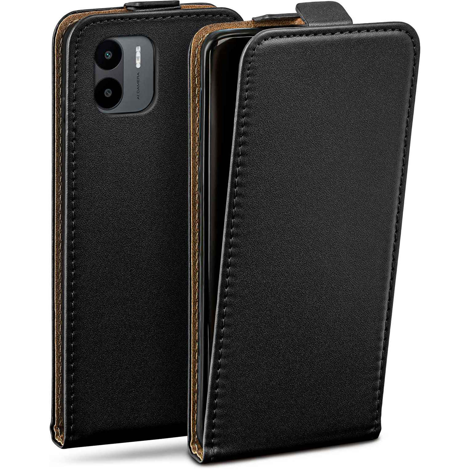moex Flip Case Redmi A1 Klapphülle Leder Optik – Weiteres Produktbild 1 moex Flip Case Redmi A1 Klapphülle Leder Optik – Weiteres Produktbild 1