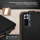 moex Flip Case Redmi Note 10 Pro Klapphülle Leder Optik – Weiteres Produktbild 3