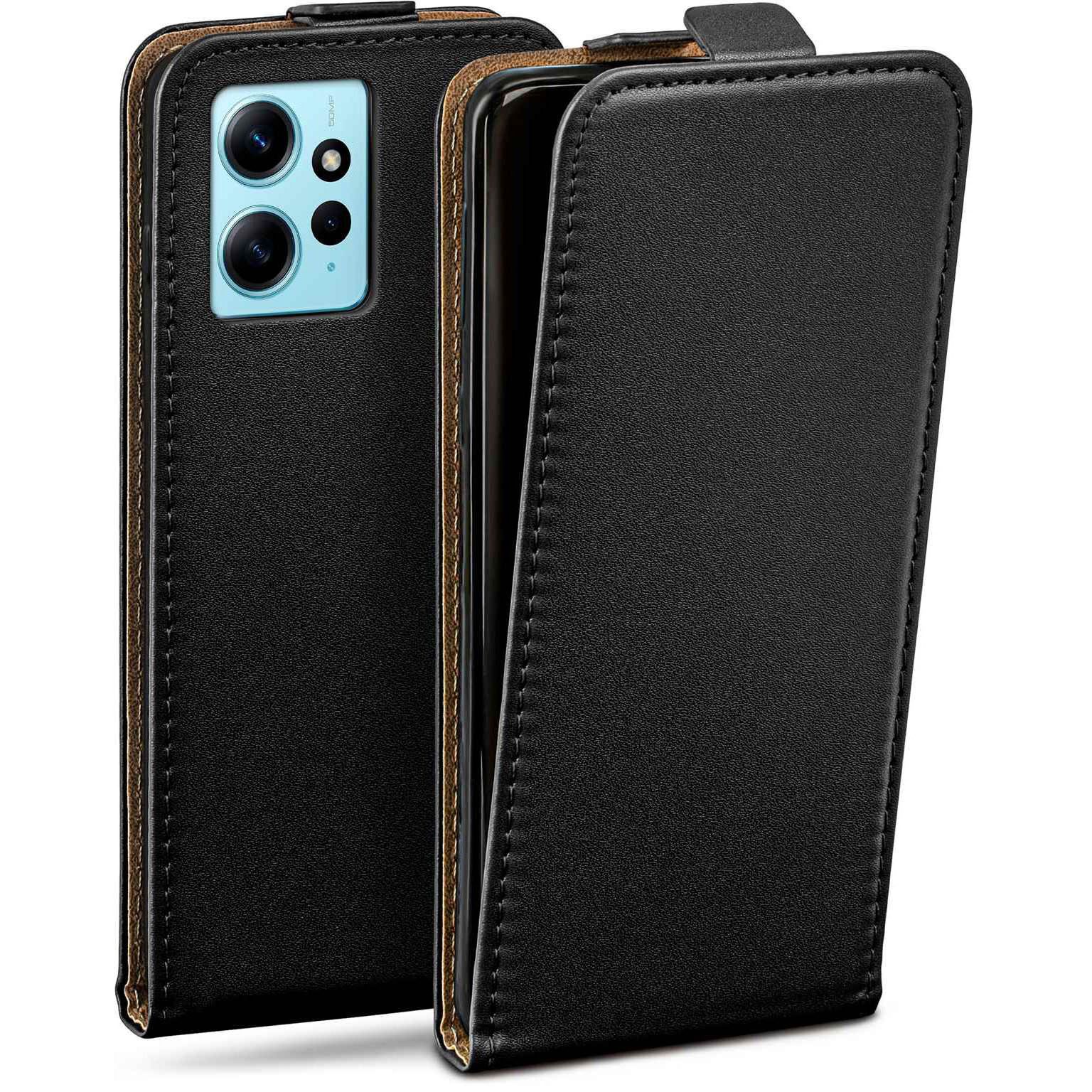 moex Flip Case Redmi Note 12 (4G) Klapphülle Leder Optik – Weiteres Produktbild 1 moex Flip Case Redmi Note 12 (4G) Klapphülle Leder Optik – Weiteres Produktbild 1