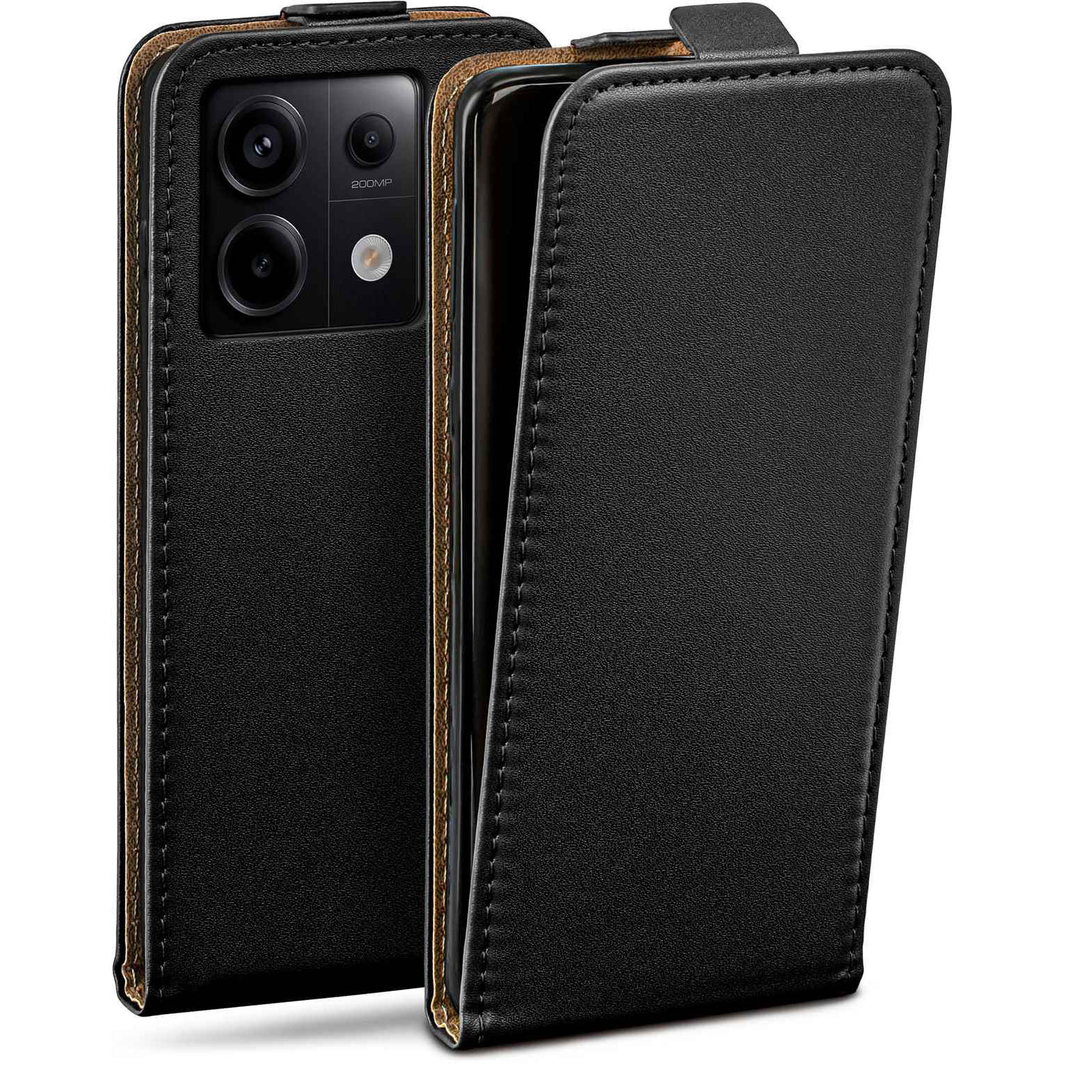 moex Flip Case Redmi Note 13 Pro 5G Klapphülle Leder Optik – Weiteres Produktbild 1 moex Flip Case Redmi Note 13 Pro 5G Klapphülle Leder Optik – Weiteres Produktbild 1