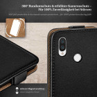 moex Flip Case Redmi Note 7 Klapphülle Leder Optik – Weiteres Produktbild 3