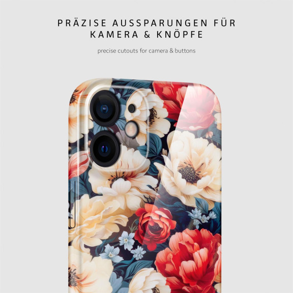 ONEFLOW Flower Cover iPhone 12 Blumen Muster – Weiteres Produktbild 7 ONEFLOW Flower Cover iPhone 12 Blumen Muster – Weiteres Produktbild 7
