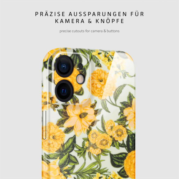 ONEFLOW Flower Cover iPhone 12 Blumen Muster – Weiteres Produktbild 7 ONEFLOW Flower Cover iPhone 12 Blumen Muster – Weiteres Produktbild 7
