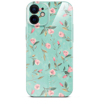 ONEFLOW Flower Cover iPhone 12 Blumen Muster – Mint Blossom ONEFLOW Flower Cover iPhone 12 Blumen Muster – Mint Blossom