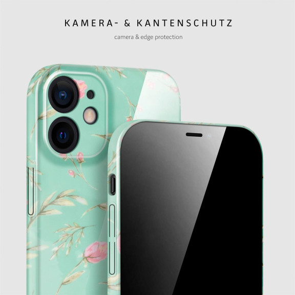 ONEFLOW Flower Cover iPhone 12 Blumen Muster – Weiteres Produktbild 2