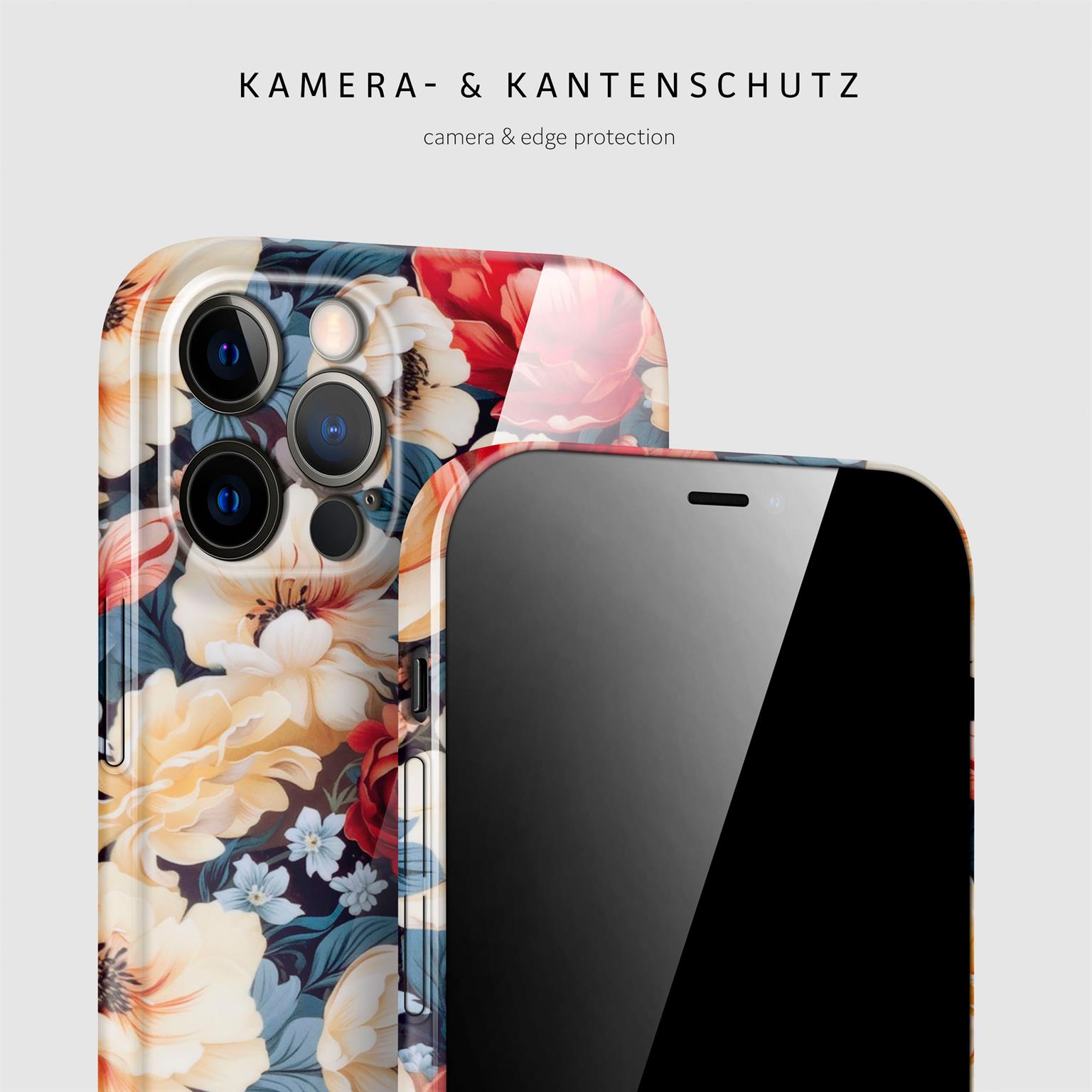 ONEFLOW Flower Cover iPhone 12 Pro Blumen Muster – Weiteres Produktbild 2 ONEFLOW Flower Cover iPhone 12 Pro Blumen Muster – Weiteres Produktbild 2