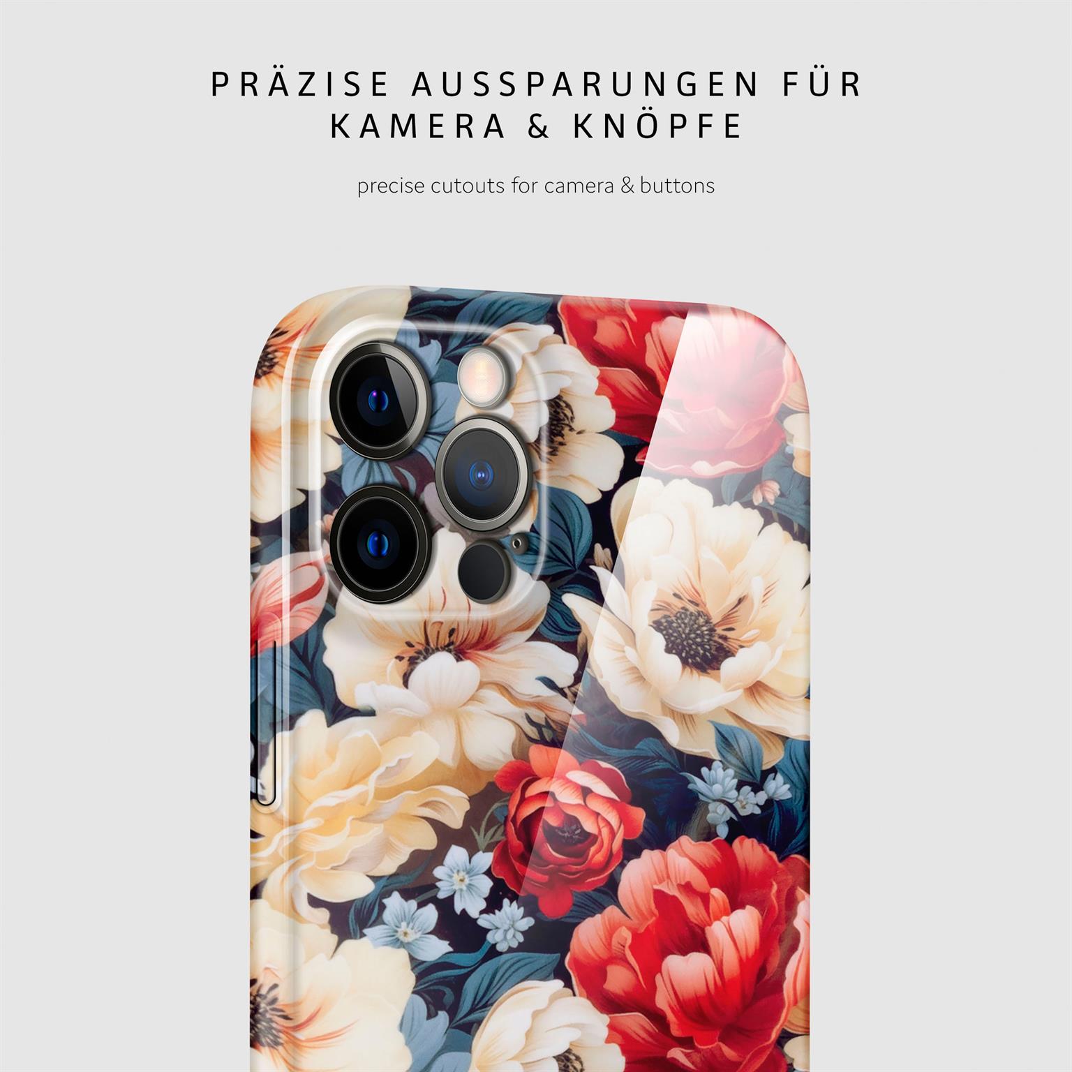 ONEFLOW Flower Cover iPhone 12 Pro Blumen Muster – Weiteres Produktbild 7 ONEFLOW Flower Cover iPhone 12 Pro Blumen Muster – Weiteres Produktbild 7