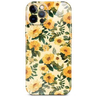 ONEFLOW ONEFLOW Flower Cover iPhone 12 Pro Blumen Muster – Sunny Melody