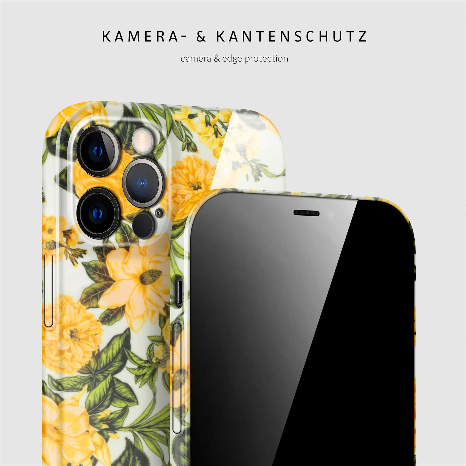 ONEFLOW Flower Cover iPhone 12 Pro Blumen Muster – Weiteres Produktbild 2 ONEFLOW Flower Cover iPhone 12 Pro Blumen Muster – Weiteres Produktbild 2