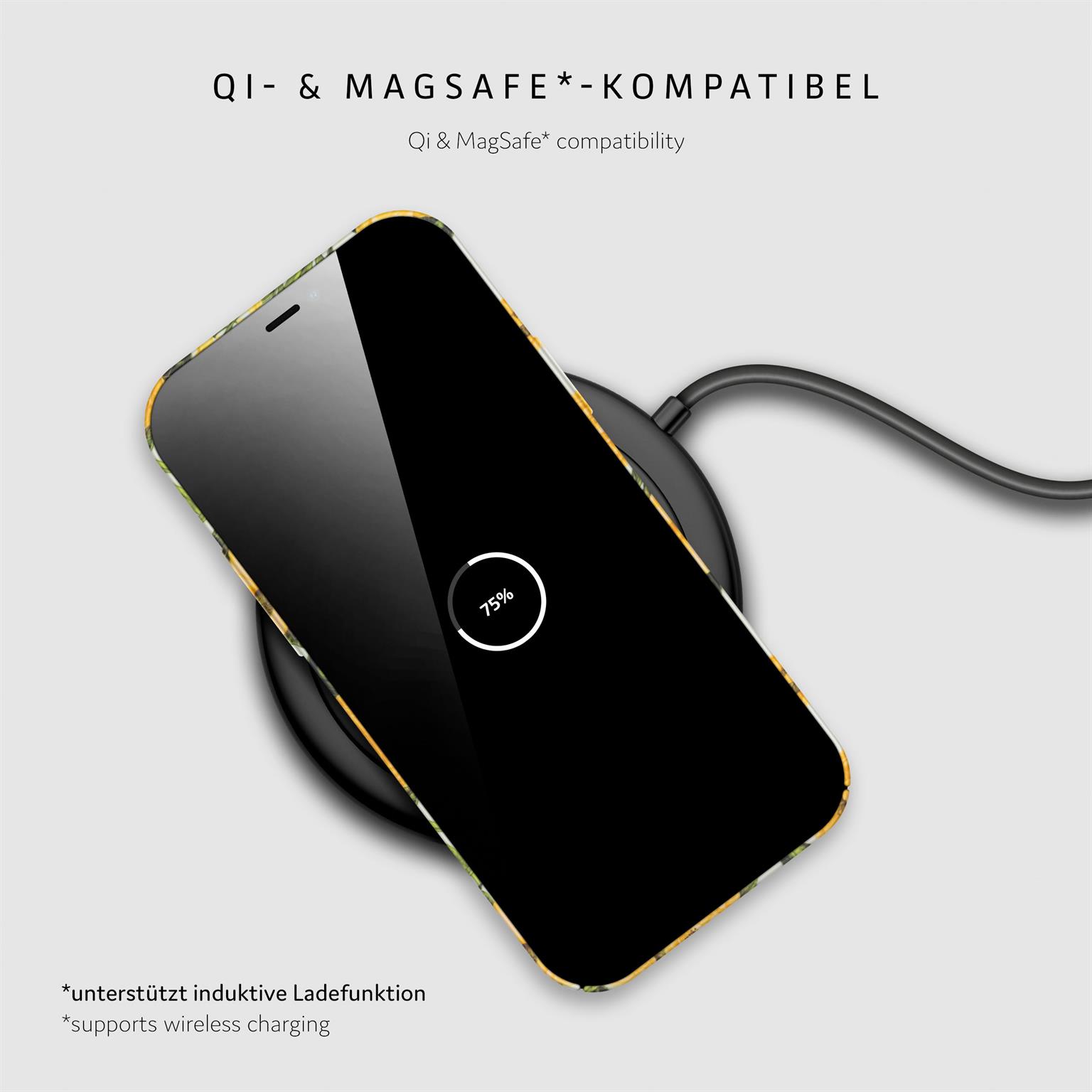 ONEFLOW Flower Cover iPhone 12 Pro Blumen Muster – Weiteres Produktbild 5