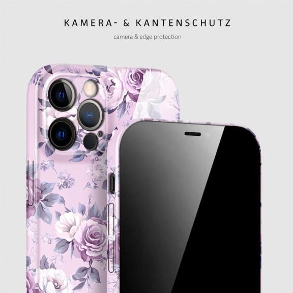 ONEFLOW Flower Cover iPhone 12 Pro Blumen Muster – Weiteres Produktbild 2 ONEFLOW Flower Cover iPhone 12 Pro Blumen Muster – Weiteres Produktbild 2