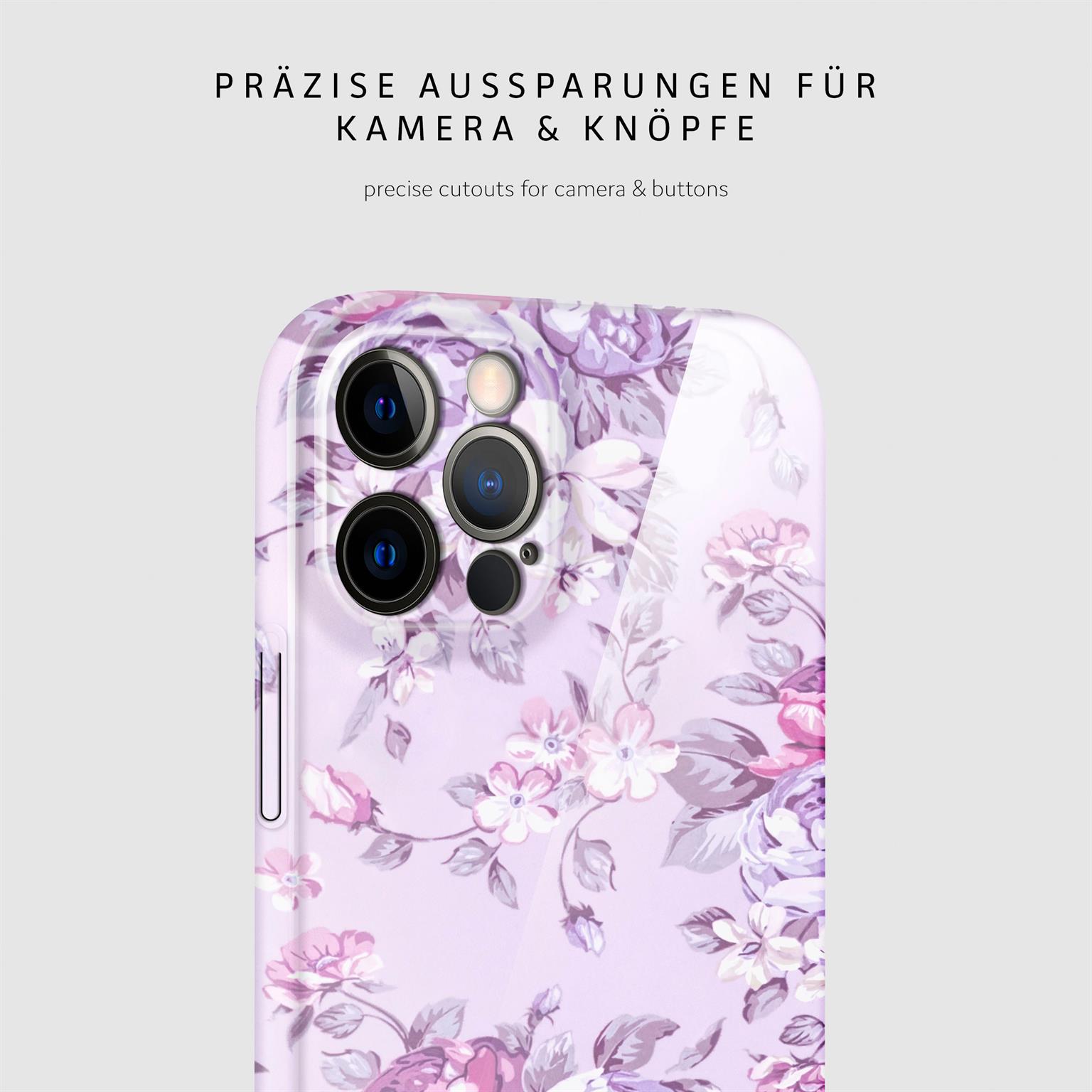 ONEFLOW Flower Cover iPhone 12 Pro Blumen Muster – Weiteres Produktbild 6