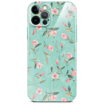 ONEFLOW ONEFLOW Flower Cover iPhone 12 Pro Blumen Muster – Mint Blossom