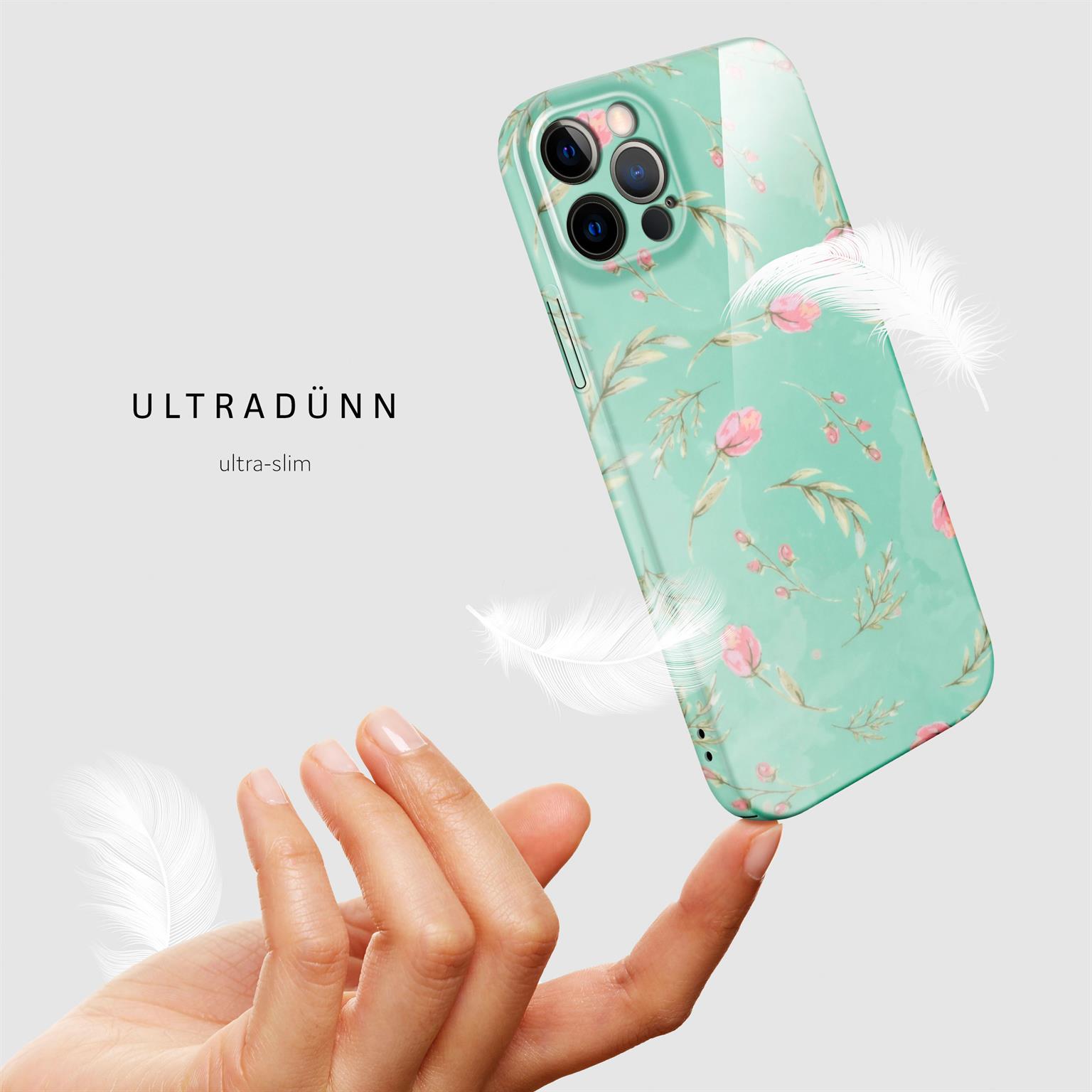 ONEFLOW Flower Cover iPhone 12 Pro Blumen Muster – Weiteres Produktbild 5 ONEFLOW Flower Cover iPhone 12 Pro Blumen Muster – Weiteres Produktbild 5