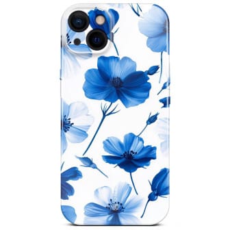ONEFLOW Flower Cover iPhone 13 Blumen Muster – Blue Dreamwave ONEFLOW Flower Cover iPhone 13 Blumen Muster – Blue Dreamwave