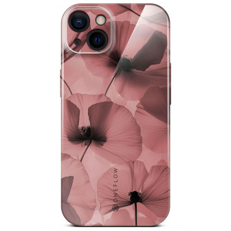 ONEFLOW Flower Cover iPhone 13 Blumen Muster – Crimson Whisper ONEFLOW Flower Cover iPhone 13 Blumen Muster – Crimson Whisper