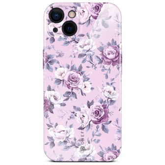 ONEFLOW Flower Cover iPhone 13 Blumen Muster – Lavender Dream ONEFLOW Flower Cover iPhone 13 Blumen Muster – Lavender Dream