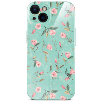 ONEFLOW Flower Cover iPhone 13 Blumen Muster – Mint Blossom ONEFLOW Flower Cover iPhone 13 Blumen Muster – Mint Blossom