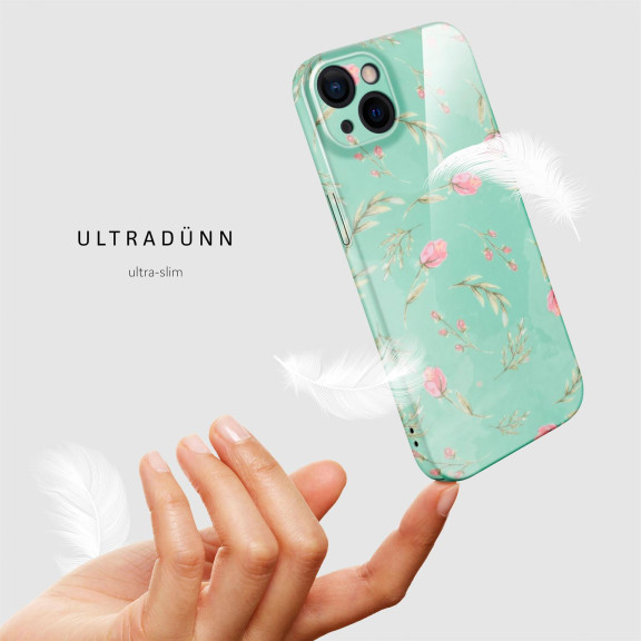 ONEFLOW Flower Cover iPhone 13 Blumen Muster – Weiteres Produktbild 5