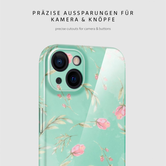 ONEFLOW Flower Cover iPhone 13 Blumen Muster – Weiteres Produktbild 7