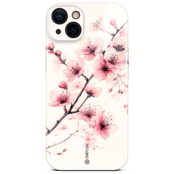 ONEFLOW Flower Cover iPhone 13 Blumen Muster – Weiteres Produktbild 1