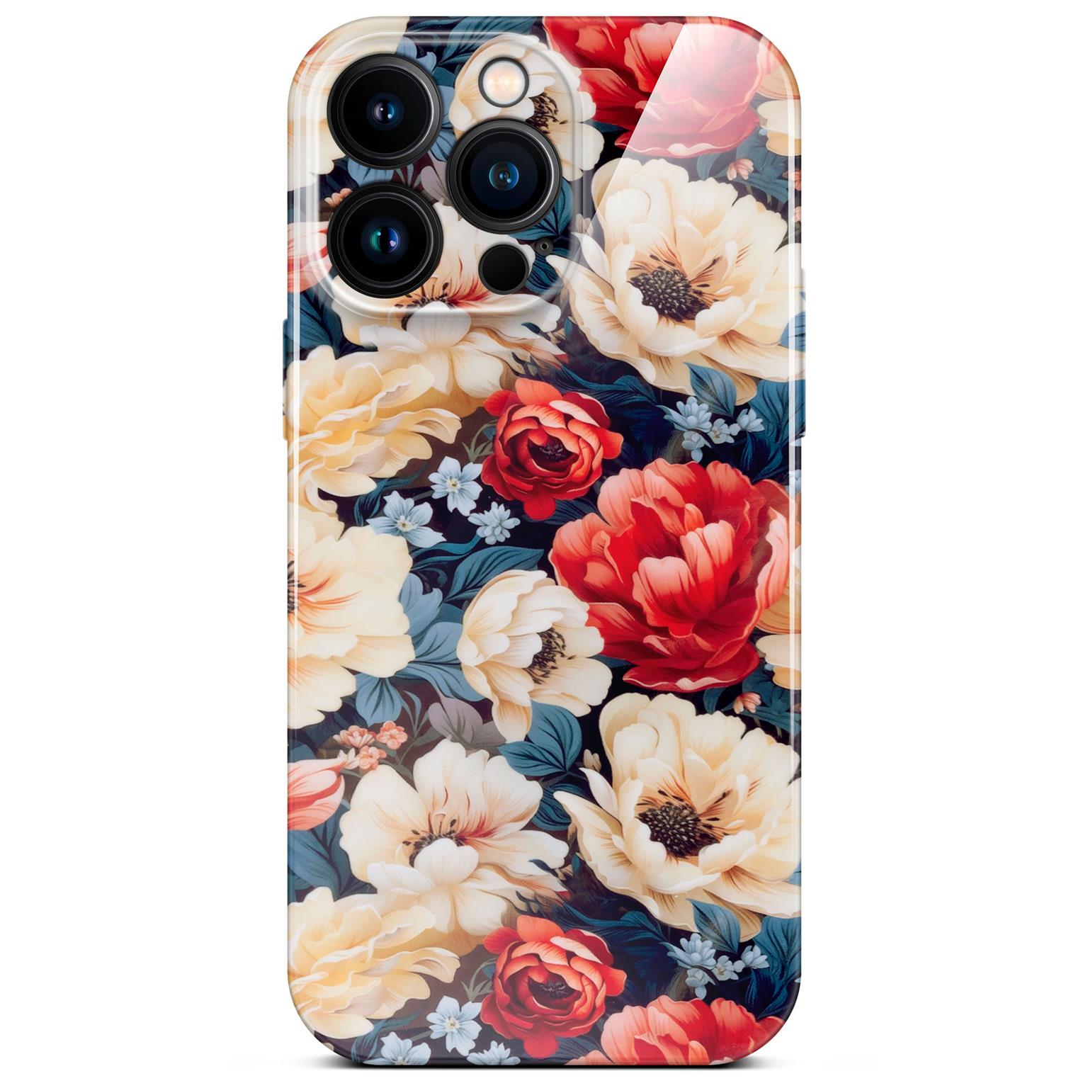 ONEFLOW Flower Cover iPhone 14 Pro Max Blumen Muster Hauptbild
