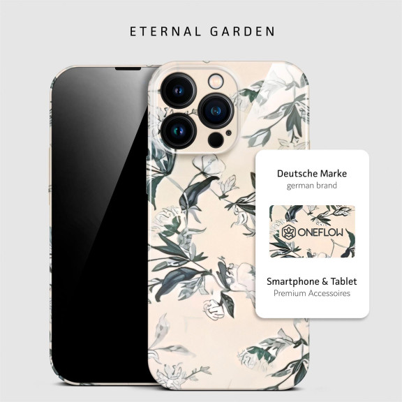ONEFLOW Flower Cover iPhone 14 Pro Max Blumen Muster – Weiteres Produktbild 4