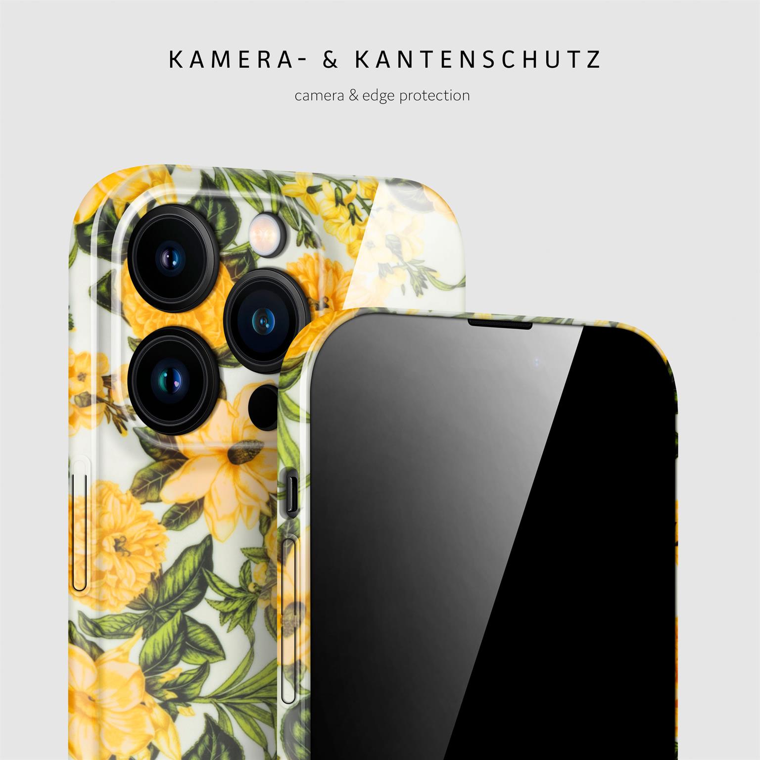 ONEFLOW Flower Cover iPhone 14 Pro Max Blumen Muster – Weiteres Produktbild 2 ONEFLOW Flower Cover iPhone 14 Pro Max Blumen Muster – Weiteres Produktbild 2