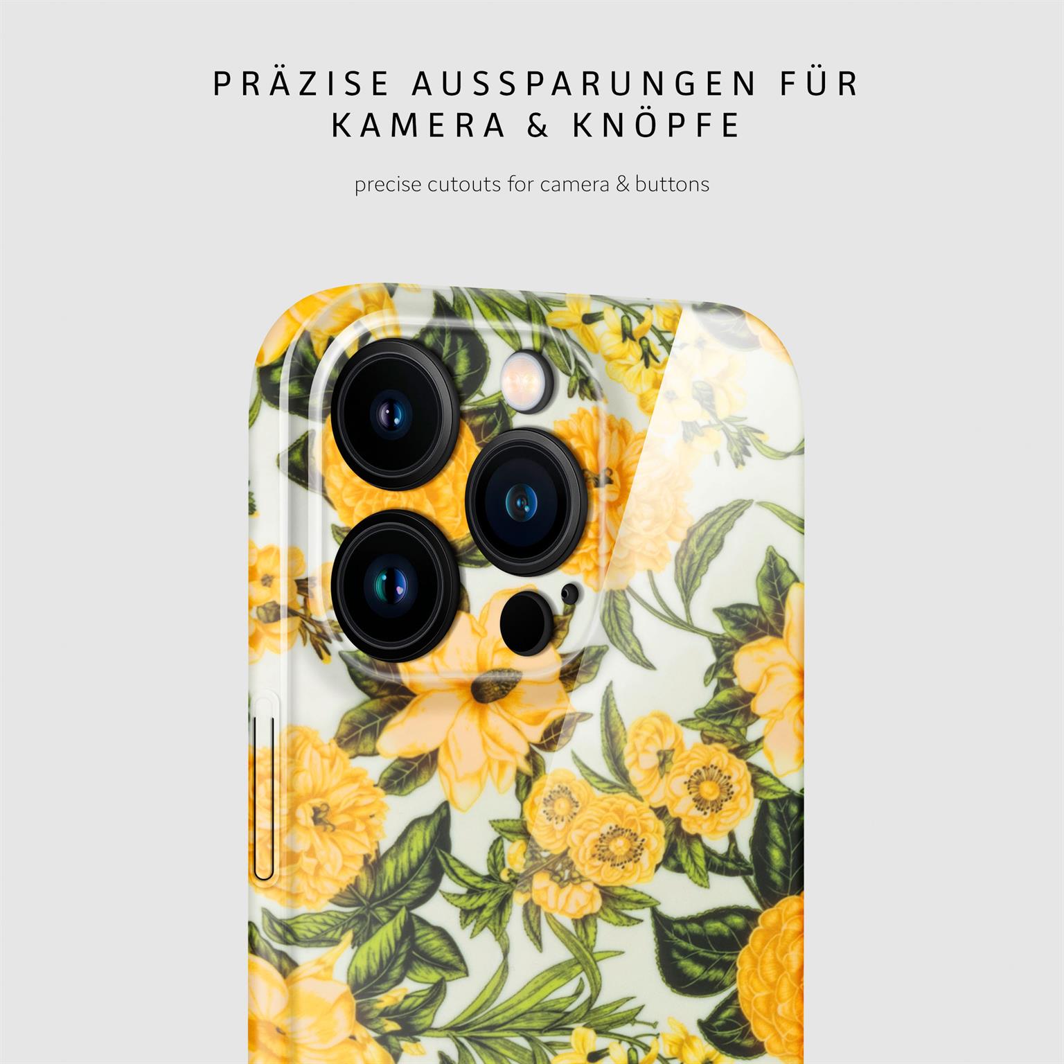 ONEFLOW Flower Cover iPhone 14 Pro Max Blumen Muster – Weiteres Produktbild 7 ONEFLOW Flower Cover iPhone 14 Pro Max Blumen Muster – Weiteres Produktbild 7