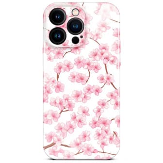 ONEFLOW Flower Cover iPhone 14 Pro Max Blumen Muster – Sakura Breeze ONEFLOW Flower Cover iPhone 14 Pro Max Blumen Muster – Sakura Breeze