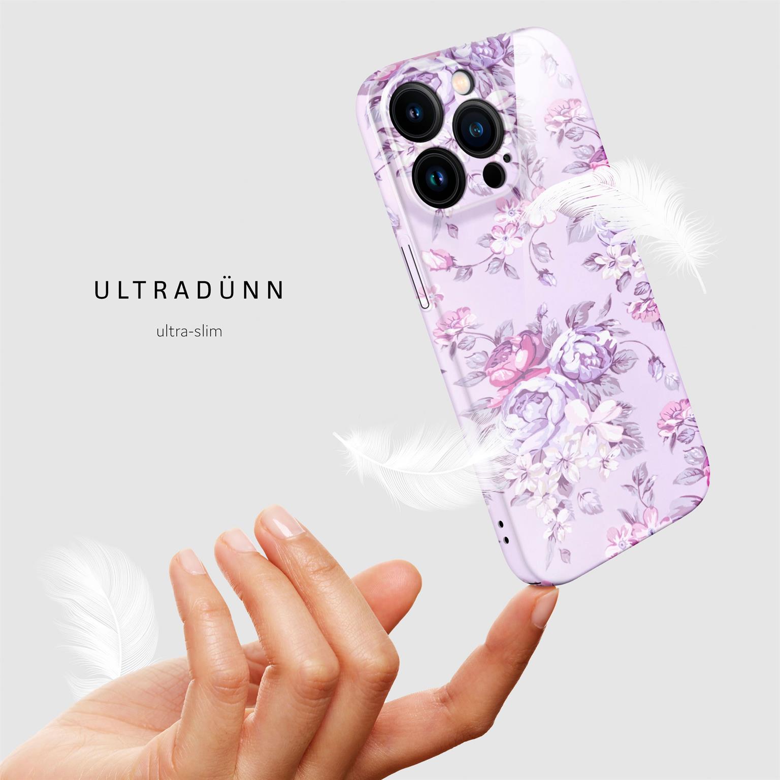 ONEFLOW Flower Cover iPhone 14 Pro Max Blumen Muster – Weiteres Produktbild 5 ONEFLOW Flower Cover iPhone 14 Pro Max Blumen Muster – Weiteres Produktbild 5