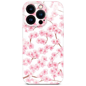 ONEFLOW Flower Cover iPhone 14 Pro Blumen Muster – Sakura Breeze ONEFLOW Flower Cover iPhone 14 Pro Blumen Muster – Sakura Breeze