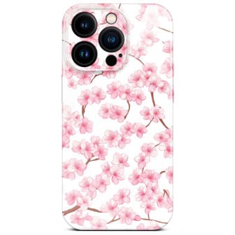 ONEFLOW Flower Cover iPhone 14 Pro Blumen Muster – Sakura Breeze ONEFLOW Flower Cover iPhone 14 Pro Blumen Muster – Sakura Breeze