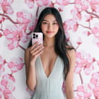 ONEFLOW Flower Cover iPhone 14 Pro Blumen Muster – Weiteres Produktbild 3