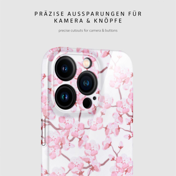 ONEFLOW Flower Cover iPhone 14 Pro Blumen Muster – Weiteres Produktbild 7