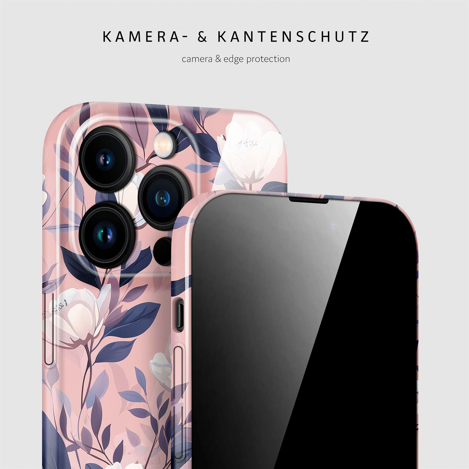 ONEFLOW Flower Cover iPhone 14 Pro Blumen Muster – Weiteres Produktbild 2