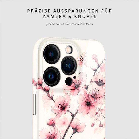 ONEFLOW Flower Cover iPhone 14 Pro Blumen Muster – Weiteres Produktbild 7
