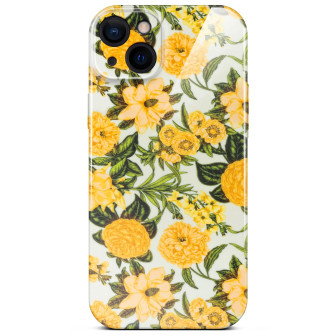 ONEFLOW ONEFLOW Flower Cover iPhone 14 Blumen Muster – Sunny Melody