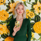 ONEFLOW Flower Cover iPhone 14 Blumen Muster – Weiteres Produktbild 3